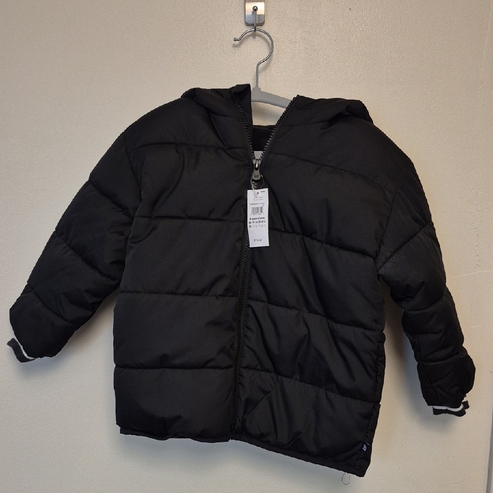 4T - Black GAP Puffer Jacket